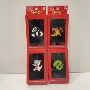 Piasa Bird, Sewer Alligator, Sam Snake Pin Club Promo Card Set METAZOO PIN CLUB